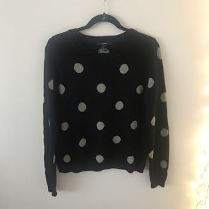 polka dot sweater